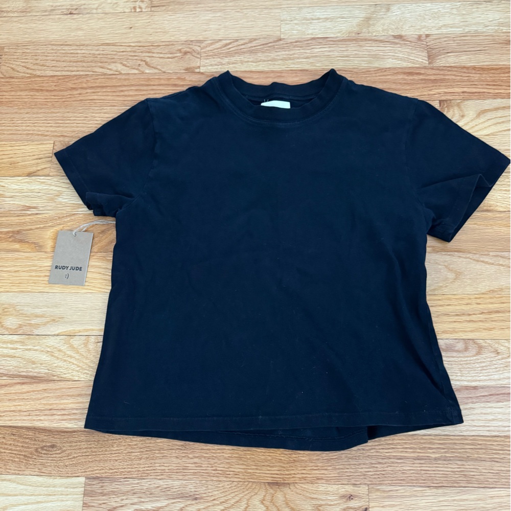 Rudy Jude Navy Cotton Tee NWT Sz XS